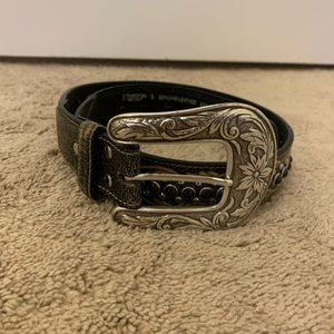 Nocona black western belt size medium